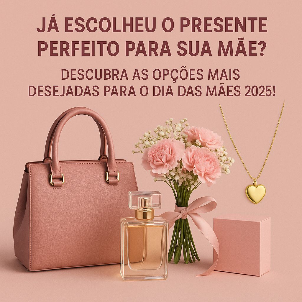 Já escolheu o presente perfeito para sua mãe? Descubra as opções mais desejadas para o Dia das Mães 2025!